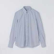 【SHIPS別注】Errico Formicola: LUCA タブカラー マイクロチェック シャツ