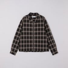 City Ambient Products: オンブレ チェック シャツ ジップ アウター