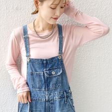シアー フライス ロング スリーブ カットソー