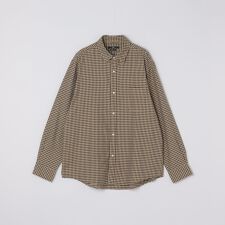 SHIPS: チェック レギュラーカラー ロングスリーブ シャツ