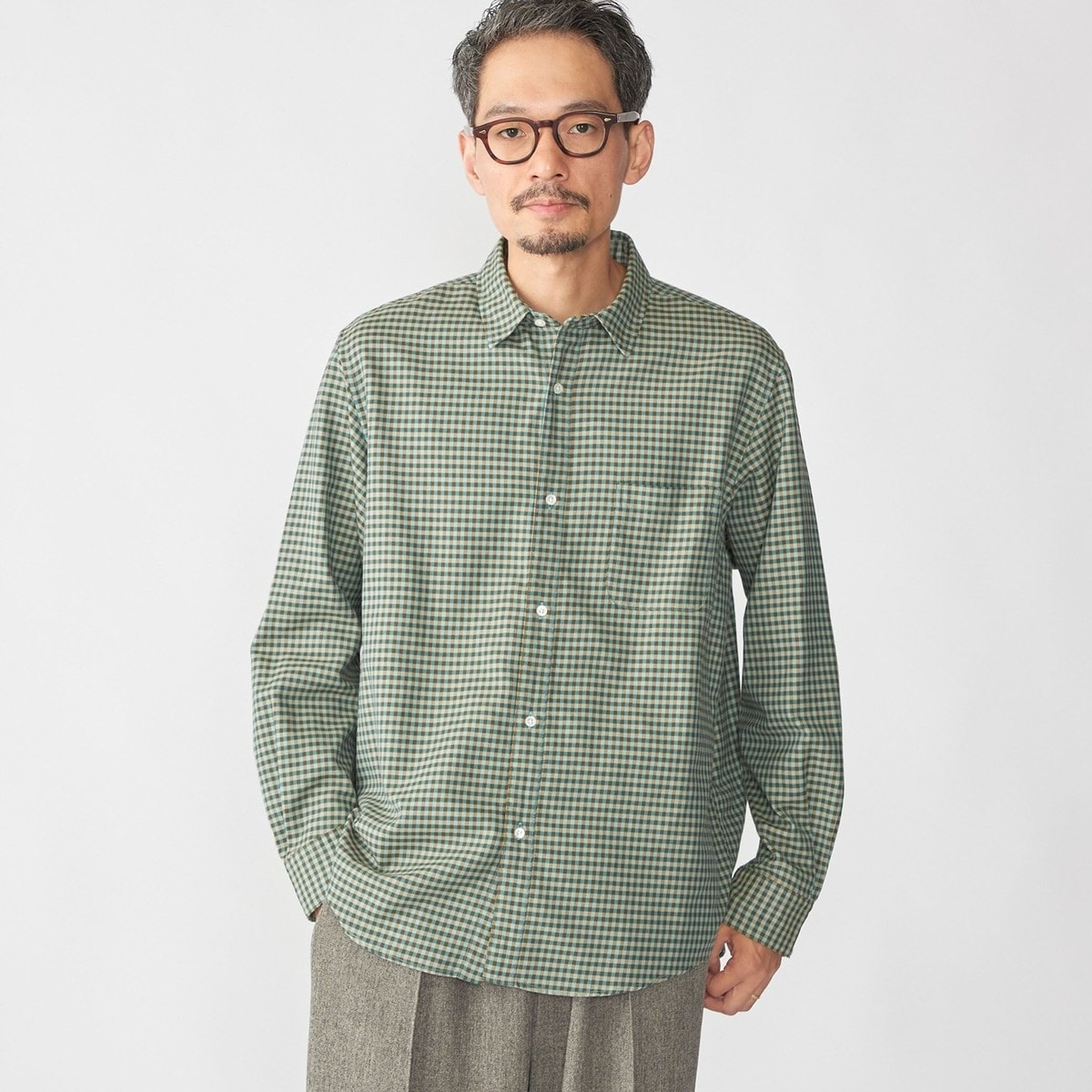 シップス（SHIPS）/SHIPS: チェック レギュラーカラー ロングスリーブ シャツ SHIPS: チェック レギュラーカラー ロングスリーブ シャツ | シップス