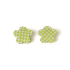 SHIPS KIDS: チェック フラワー ヘアクリップ セット