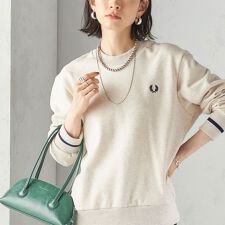 《予約》【SHIPS別注】FRED PERRY: SINGLE TIPPED SWEAT