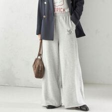 【SHIPS別注】LOGAN KNITTING MILLS:〈洗濯機可能〉プリント パンツ