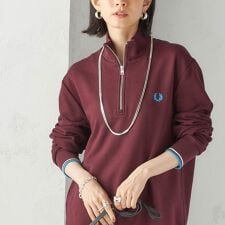 《予約》FRED PERRY: M3574 HALF ZIP SHIRT