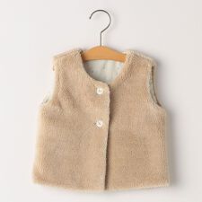 シップス(SHIPS)のSHIPS KIDS:80～90cm / ベビー フェイクファー リバーシブル ベスト
