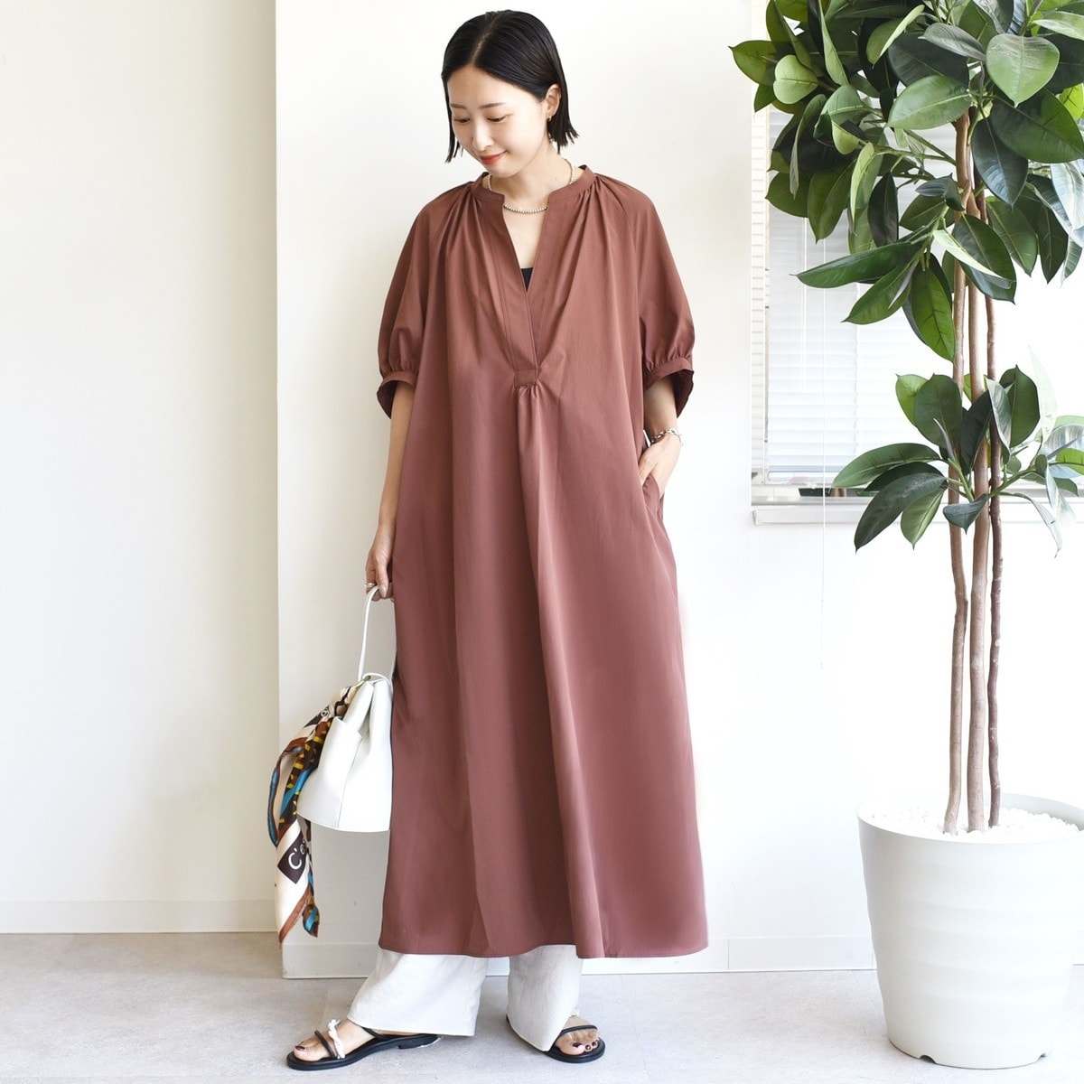 現行品 シップス SHIPS RENU ソフト タイプライター ワンピース 現行品 シップス SHIPS RENU ソフト タイプライター ワンピース