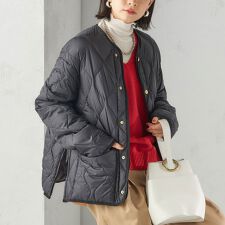 《予約》【SHIPS別注】TAION:〈手洗い可能〉リブ マルチ WAY ダウン ジャケット