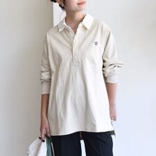 【SHIPS別注】LOGAN KNITTING MILLS:〈洗濯機可能〉ラガー シャツ