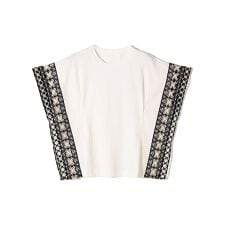 assiette:〈手洗い可能〉トーション レース ポンチョ カットソー