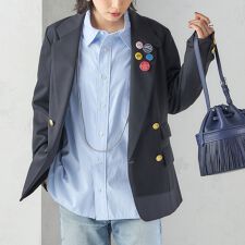 【SHIPS別注】TICCA×manipuri: 50th ANNIV テーラード ジャケット