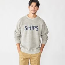 SHIPS: 50th ANNIV SHIPS ロゴ スウェット