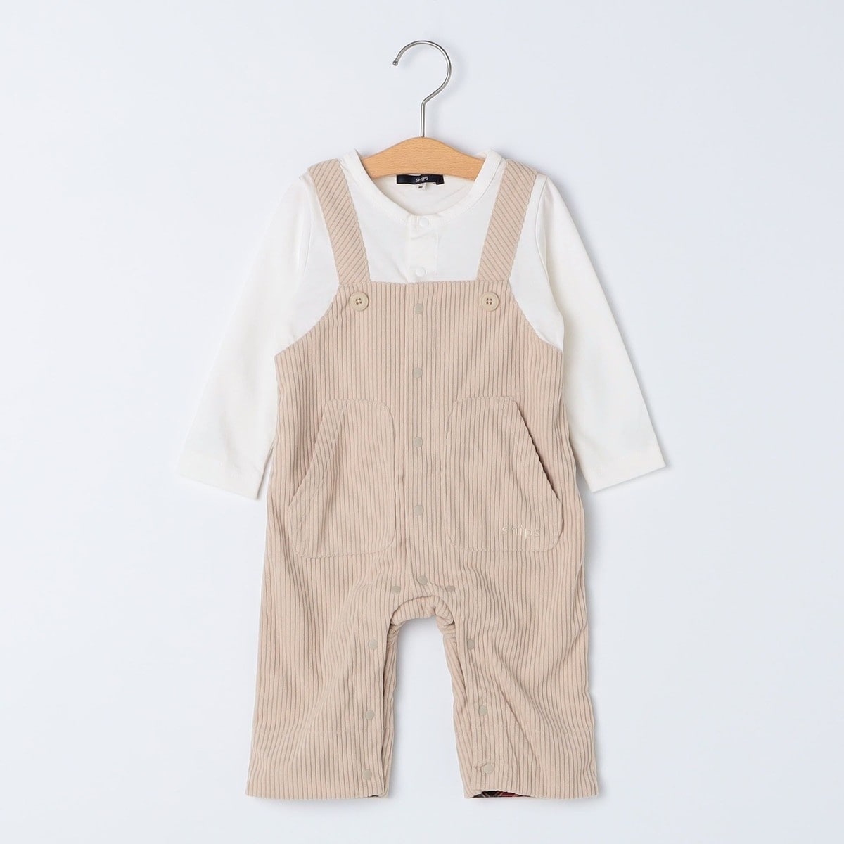 [}C]SHIPS KIDS:70`80cm / tFCN I[o[I[ p[X/VbvXiSHIPSj x[W