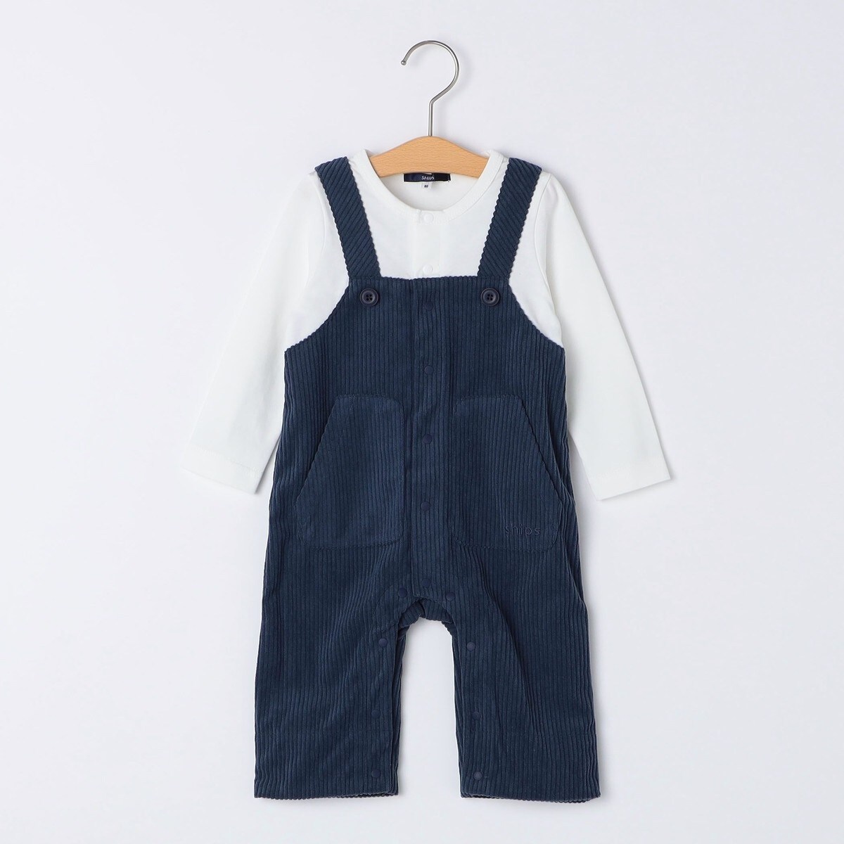 [}C]SHIPS KIDS:70`80cm / tFCN I[o[I[ p[X/VbvXiSHIPSj lCr[