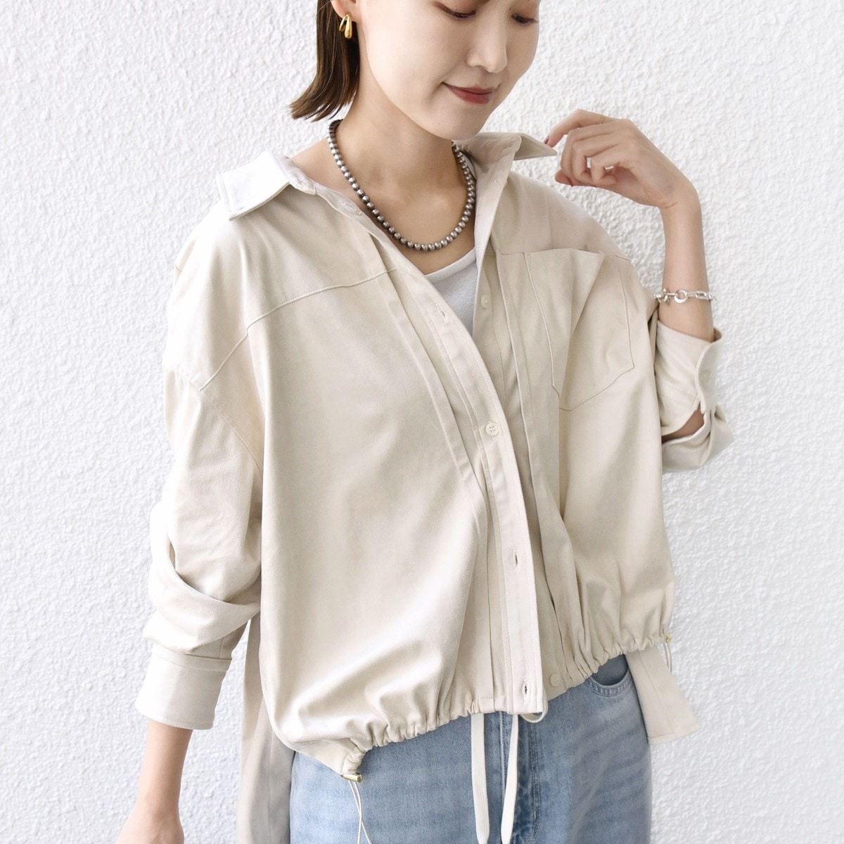 ◾️美品◾️ポロ ラルフ ローレン　リラックスフィット　リネンシャツ　白　M リラックスド フィット リネン シャツ （シャツ・ブラウス