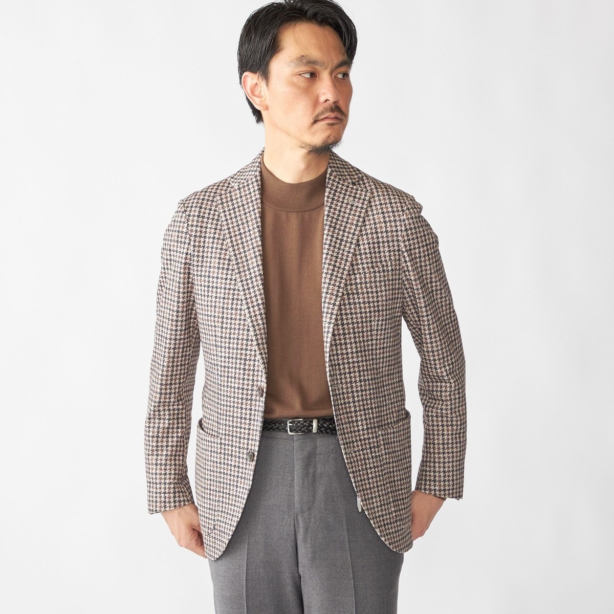 SHIPS: カネマサファブリック ジャージー プリント ガンクラブ ジャケット