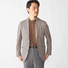 SHIPS: カネマサファブリック ジャージー プリント ガンクラブ ジャケット