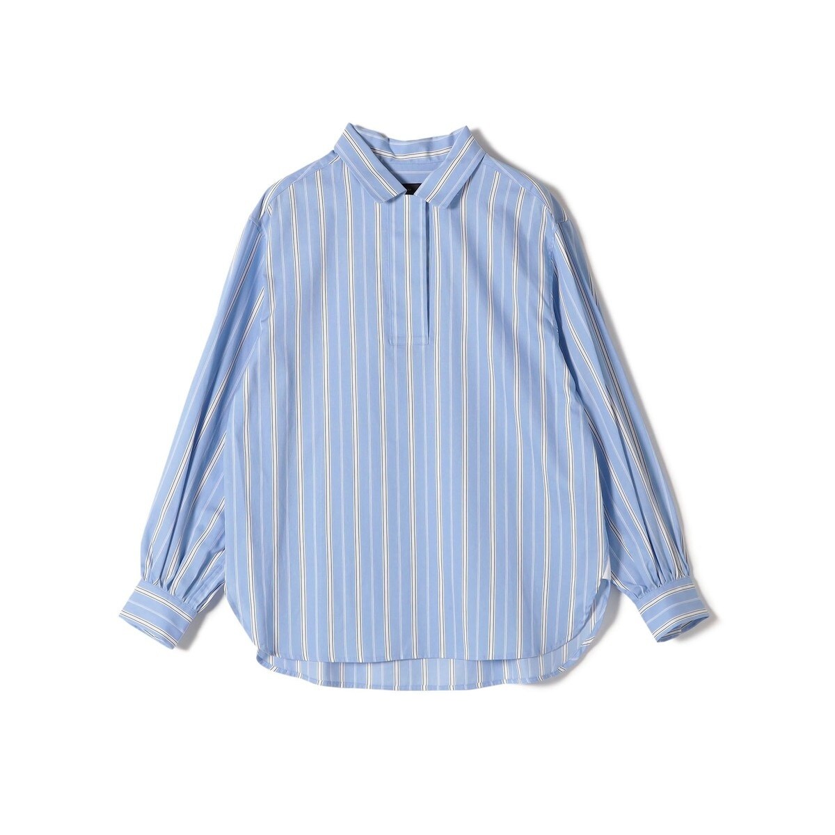 SHIPS Primary Navy Label:〈手洗い可能〉SOMELOS ストライプ シャツ 