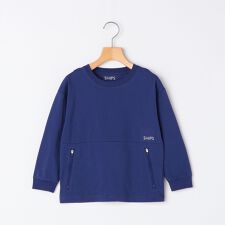 SHIPS KIDS:100～130cm /ファスナー ポケット付き ロング スリーブ Tシャツ