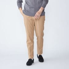 SHIPS: 〈手洗い可能〉ノープリーツ ツイル 4WAY ストレッチ パンツ