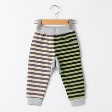 SHIPS KIDS:80～90cm / ボーダー リブ パンツ