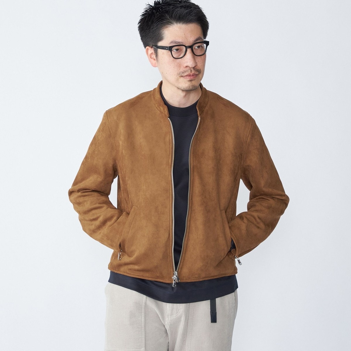 nano universe　別注　AVIREXレザーVARSITY JACKET AVIREX／別注 VARSITY JACKET | ナノユニバース(NANO universe