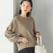 《予約》ミニ 裏毛 ラウンド ヘム プルオーバー