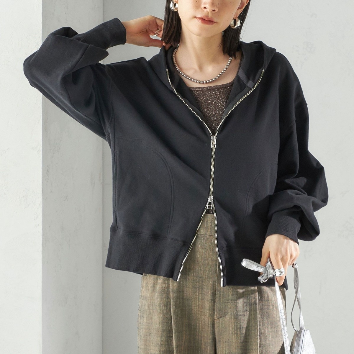 SHIPS any: ハーフジップ ビッグ アノラック パーカー | シップス