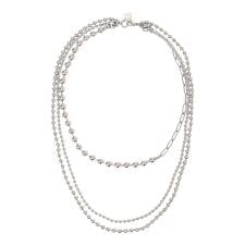 ステンレス マルチ ボール チェーン ネックレス