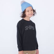【WEB限定】SHIPS KIDS:100～160cm / SHIPS ラウンド プリント ロゴ