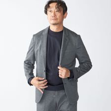 SHIPS:〈洗濯機可能〉アクティブ ジャージー ジャケット(セットアップ対応)