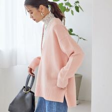 〈手洗い可能〉ウール カシミヤ Vネック プルオーバー