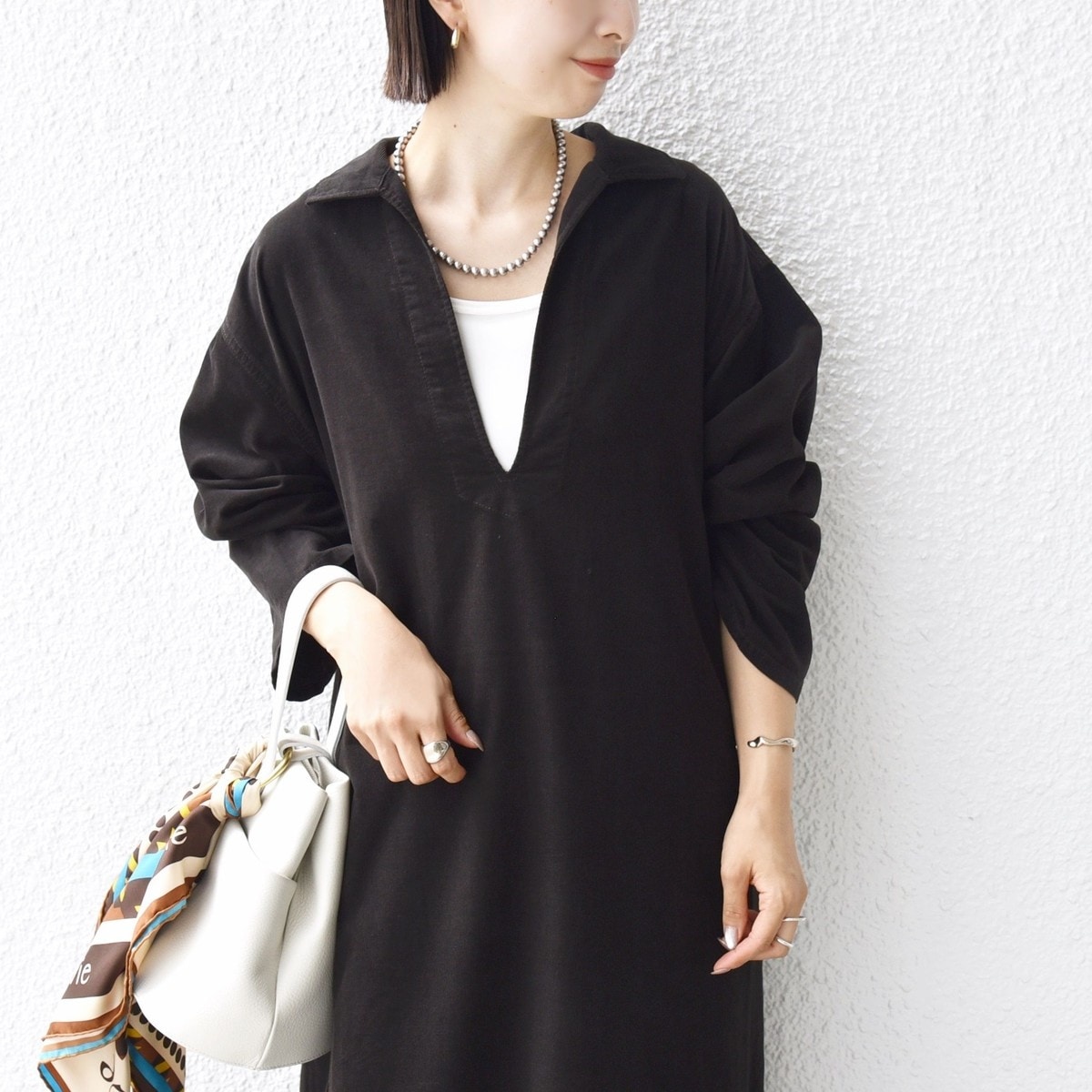 〈結婚式・パーティ〉kaene:パイピング レース Aライン ワンピース シップス SHIPS 〈結婚式・パーティ〉kaene:パイピング レース A