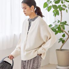 〈手洗い可能〉ウール カシミヤ 2WAY プルオーバー