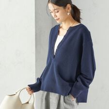 《予約》〈手洗い可能〉ウール カシミヤ 2WAY プルオーバー