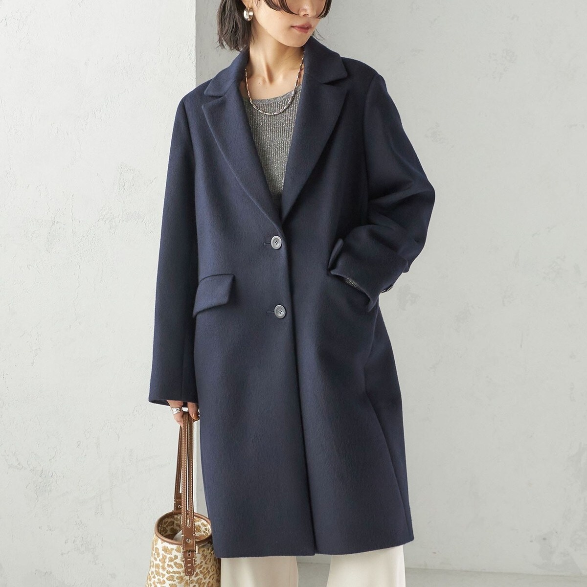 SLOBE IENA ECO WOOL チェスター　イエナスローブ ECO WOOL チェスターコート | スローブ イエナ(SLOBE IENA