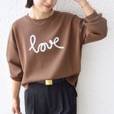 シップス(SHIPS)の【WEB限定】〈手洗い可能〉ファンシー コード 刺繍 ダンボール カットソー