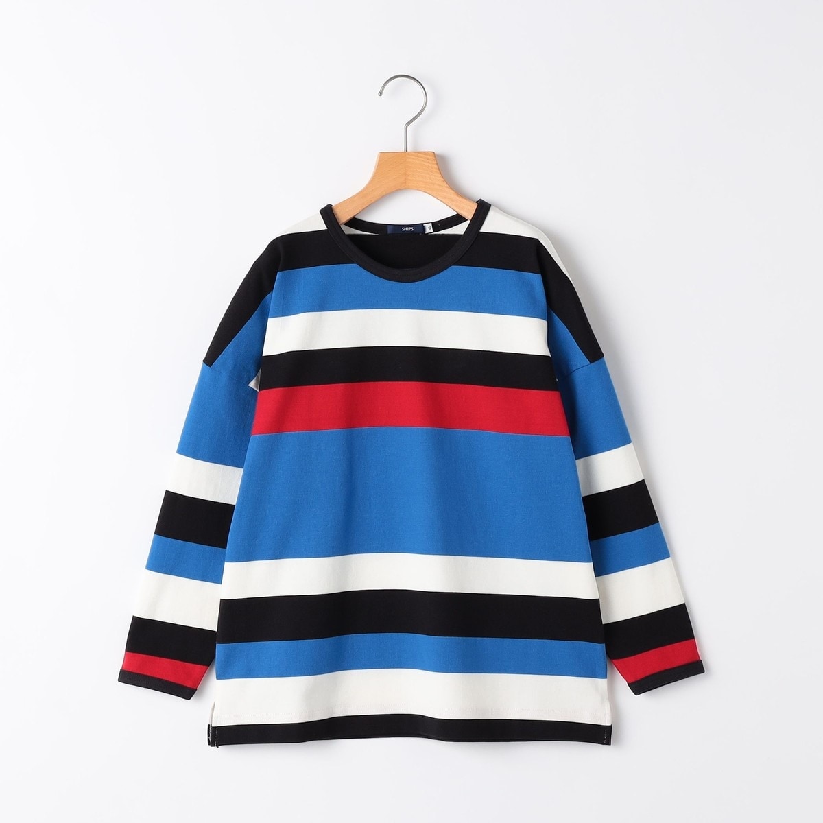 [�}���C]SHIPS KIDS:130�`170cm/ �}���` �{�[�_�[ �����O�X���[�u T�V���c/�V�b�v�X�iSHIPS�j �u���[