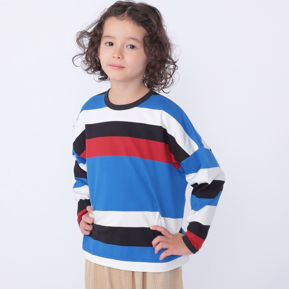 [�}���C]SHIPS KIDS:100�`125cm/ �}���` �{�[�_�[ �����O�X���[�u T�V���c/�V�b�v�X�iSHIPS�j �u���[