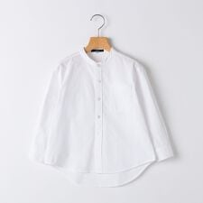SHIPS KIDS:100～130cm /バンドカラー シャツ