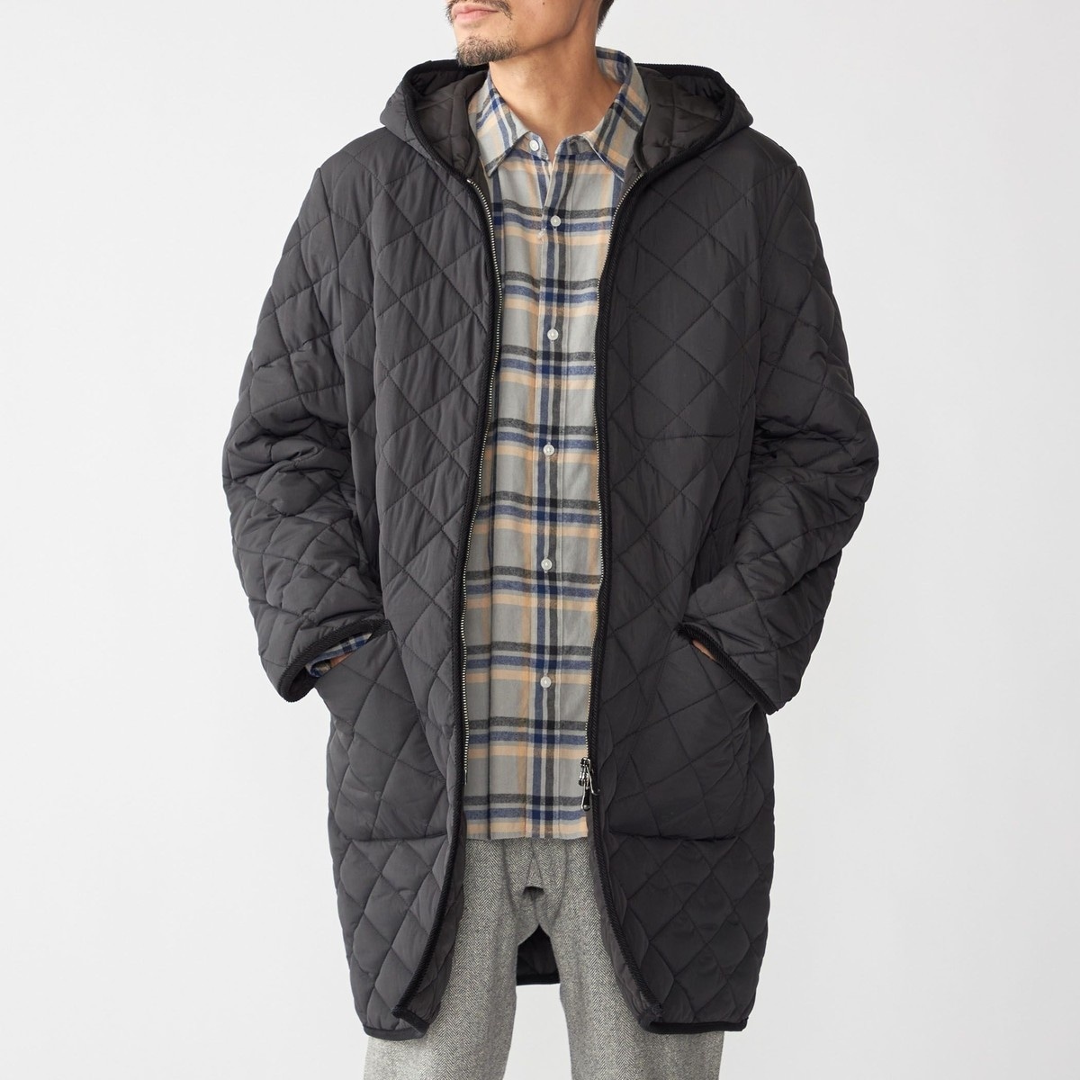 ウールライトビーバーチェックチェスターコート | アー・ヴェ・ヴェ