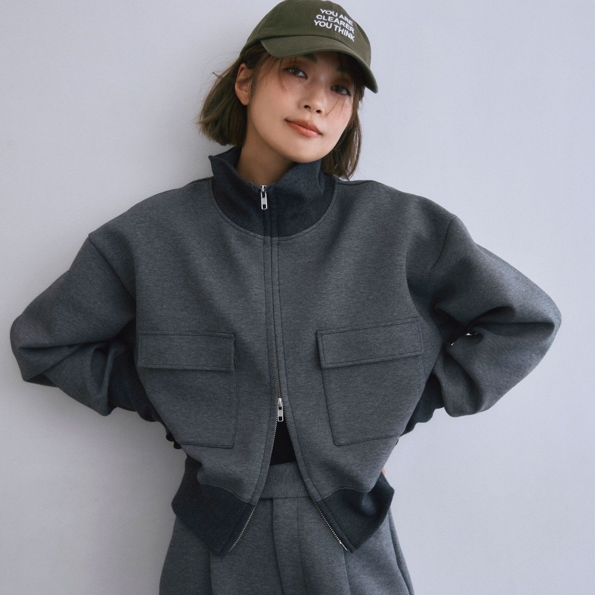 FLAT YOU: ジップ ショート ブルゾン | シップス エニィ(SHIPS any