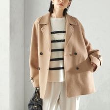 SUPER140 ダブル フェイス ショート コート