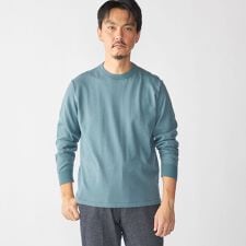 SHIPS:〈洗濯機可能〉コットン ウール TEXBRID(R) クルーネック プルオーバー ニット