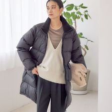 シップス(SHIPS)の《予約》【SHIPS別注】TAION:〈手洗い可能〉ネック ボア ダウン コート