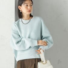 シップス(SHIPS)の《予約》〈手洗い可能〉ラメ ダンボール カットソー