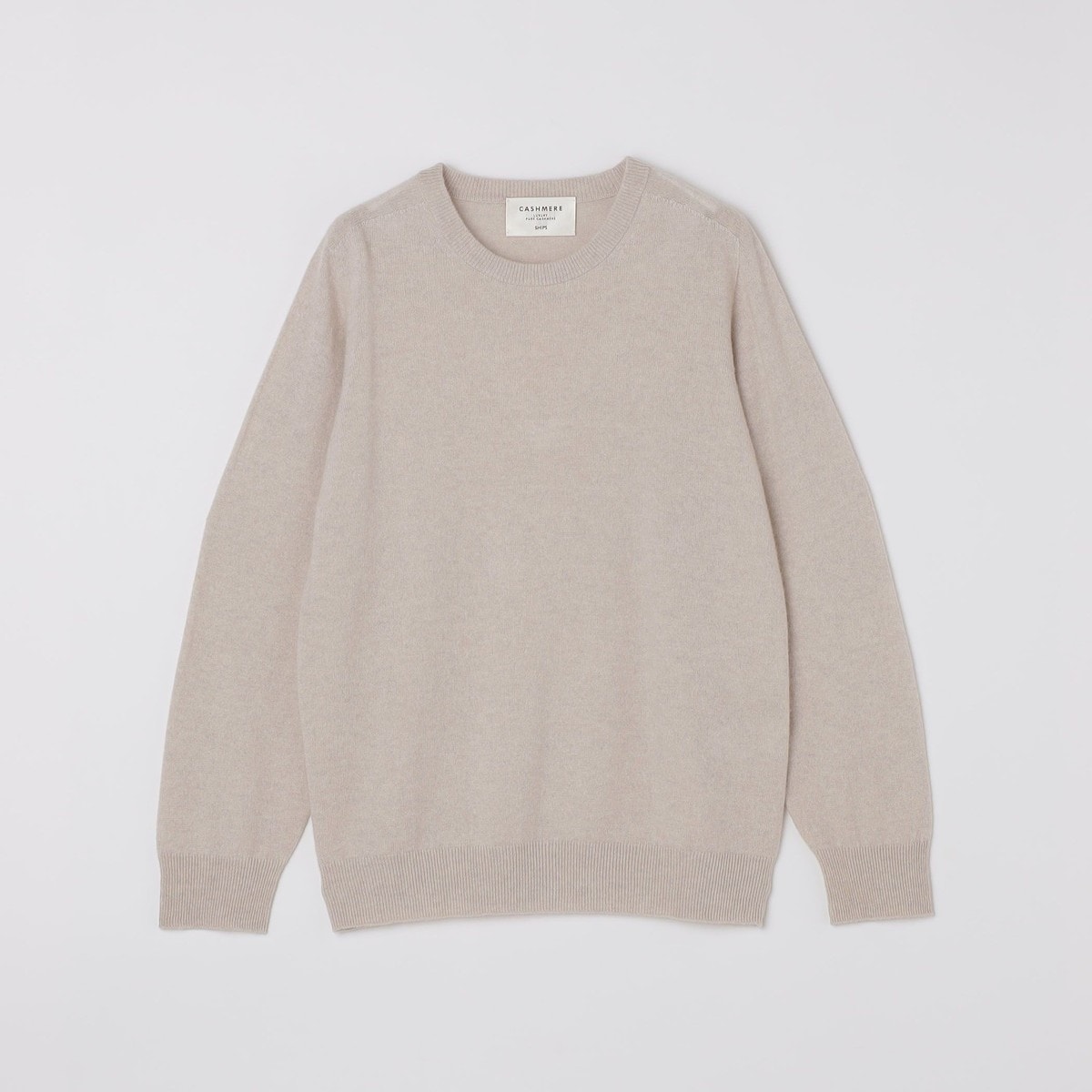 SHIPS: 〈手洗い可能〉12ゲージ ホールガーメント カシミヤ クルーネック