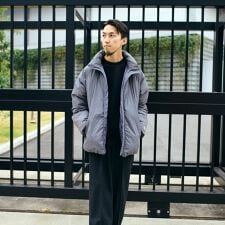 SHIPS: パデッド スタンドカラー ジャケット