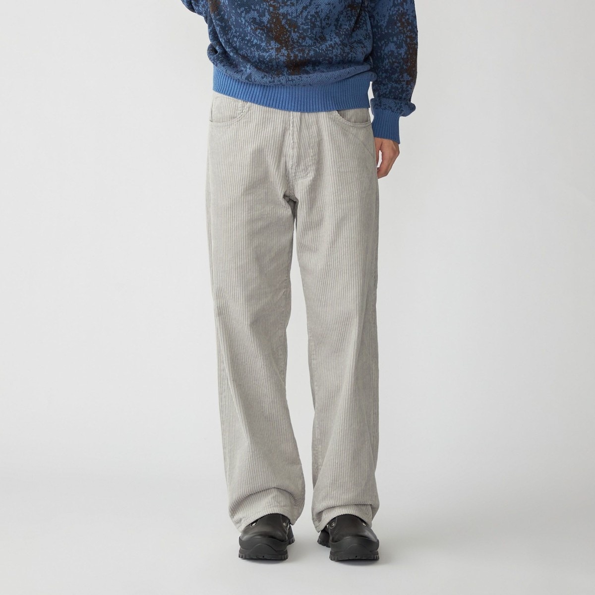 City Ambient Products:〈手洗い可能〉コーデュロイ バギー ストレート パンツ