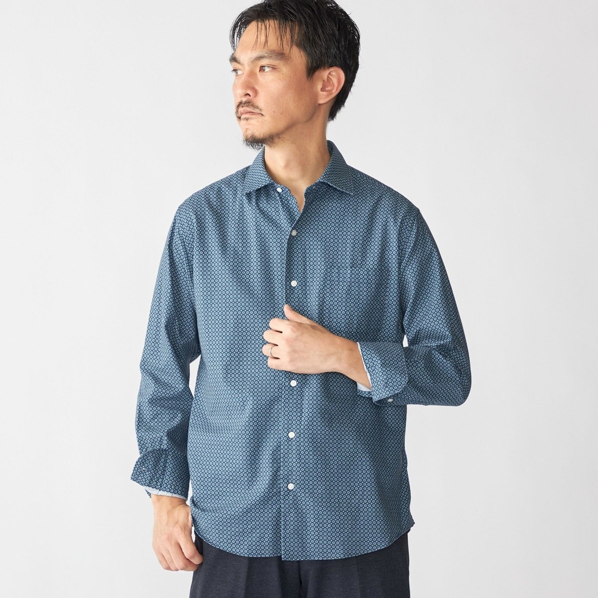 【美品】ロイヤルブルー シャツ 5．6oz ハイクオリティーTシャツ 5001－01 085